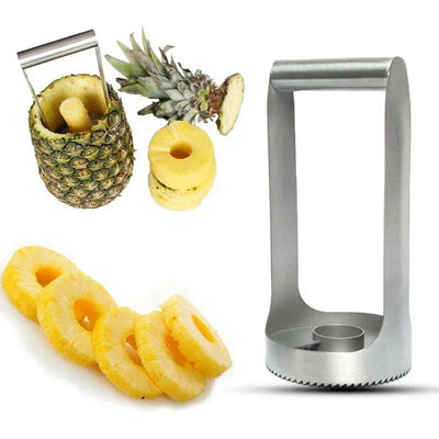 1Pc Stainless Steel Easy to use Pineapple Peeler Accessories Pineapple Slicers Fruit Knife Cutter Corer Slicer Kitchen Tools