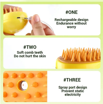 Cat Dog Steamy Brush PRO