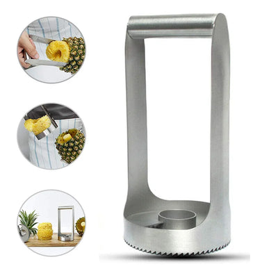 1Pc Stainless Steel Easy to use Pineapple Peeler Accessories Pineapple Slicers Fruit Knife Cutter Corer Slicer Kitchen Tools