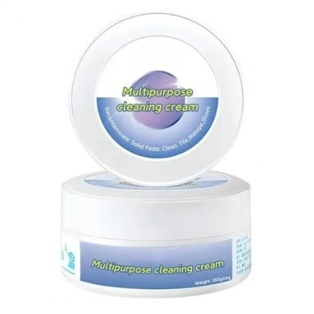 Shoe Cream White Shoe Paste Cream Set with Sponge for Sneaker Polish Stain Removal Multifunctional Trainers Cleaner Kit Quick